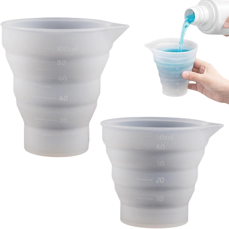 Mixing Cup Silicone - 2 Pcs Silicone Laundry Dosing Ball