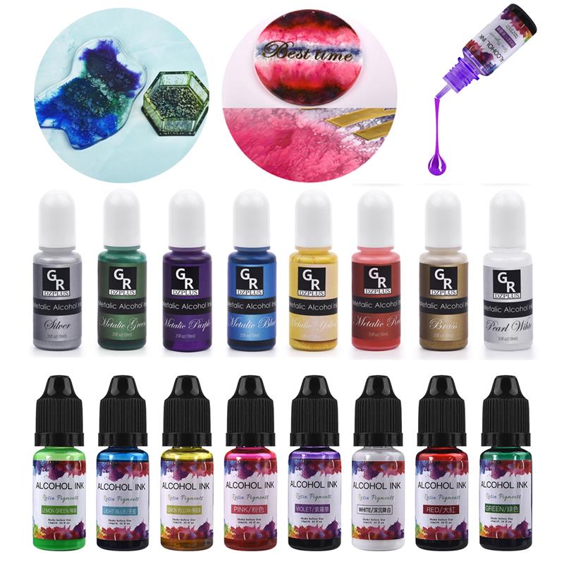 Resin Dye Alcohol - 10Ml/15Ml Nghệ Thuật Mực Rượu Nhựa
