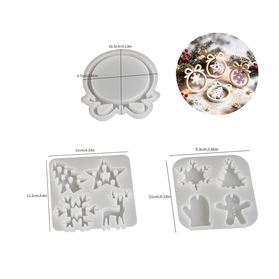 1/3 piece Christmas resin sili - đánh giá và giá Resin Craft Ideas