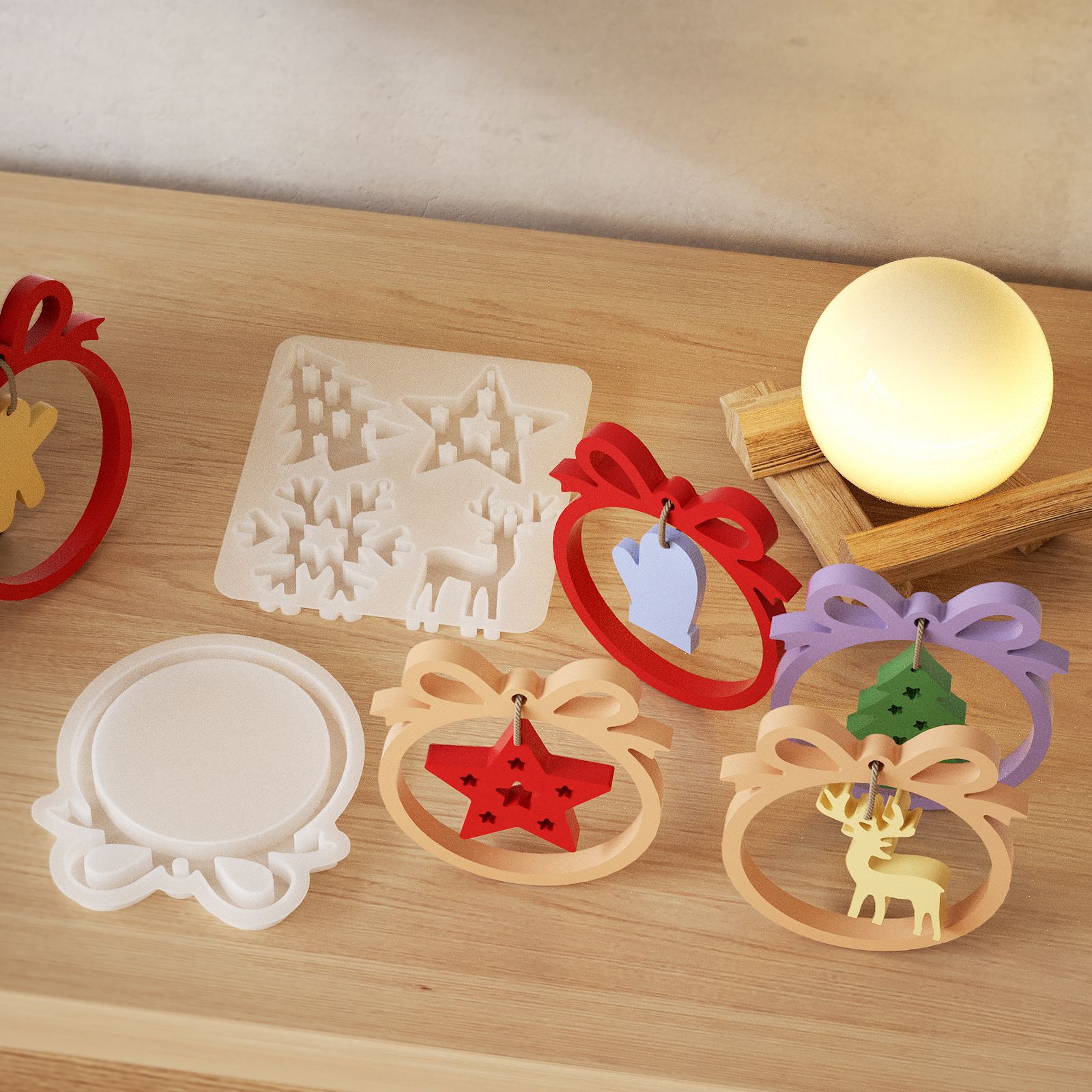 1/3 piece Christmas resin sili - đánh giá và giá Resin Craft Ideas