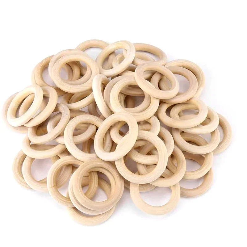 20pcs 30mm Unfinished Smooth W - đánh giá và giá Wood Ring Blank