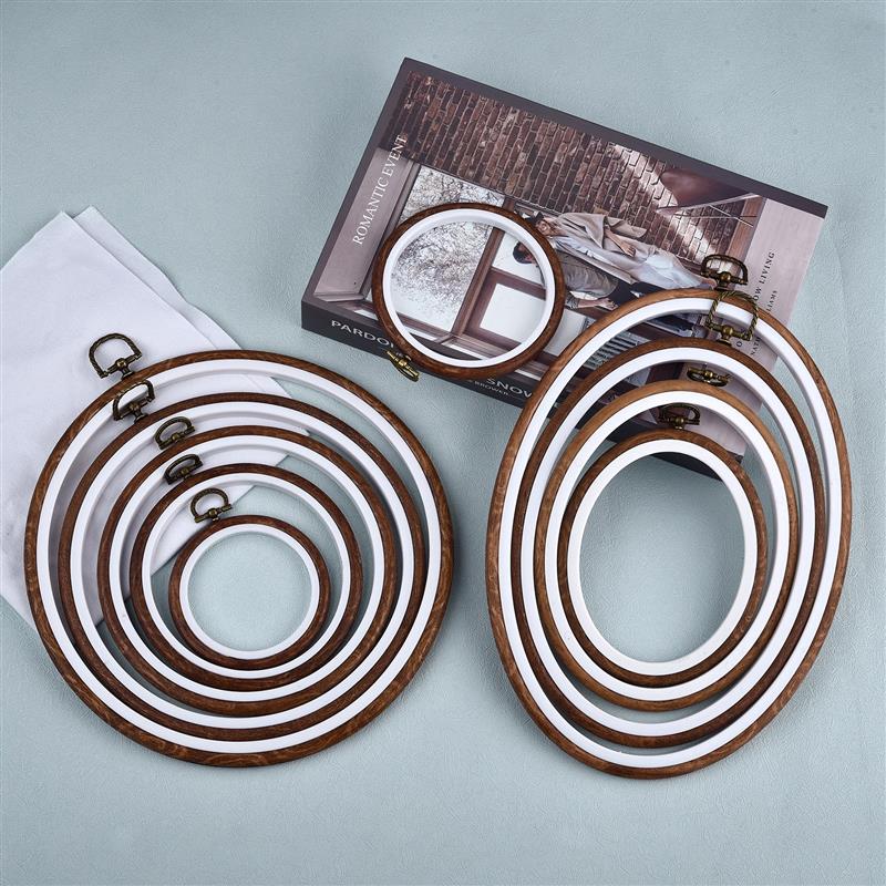 Sewing Tool Round Oval Wooden  - đánh giá và giá Wood Ring Blank