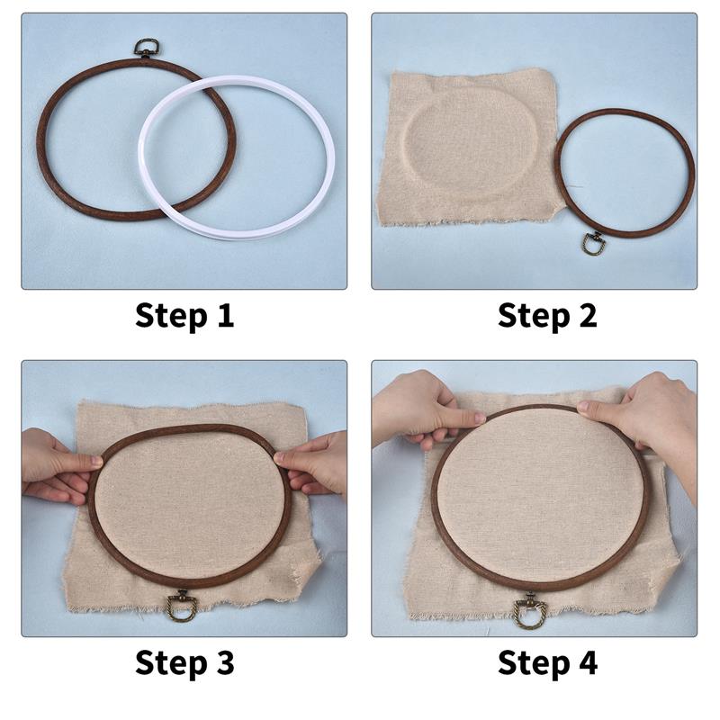 Sewing Tool Round Oval Wooden  - đánh giá và giá Wood Ring Blank