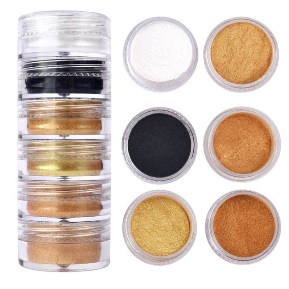 6 Colors/Set Glitter Mica Powd - đánh giá và giá Resin Pigment Set