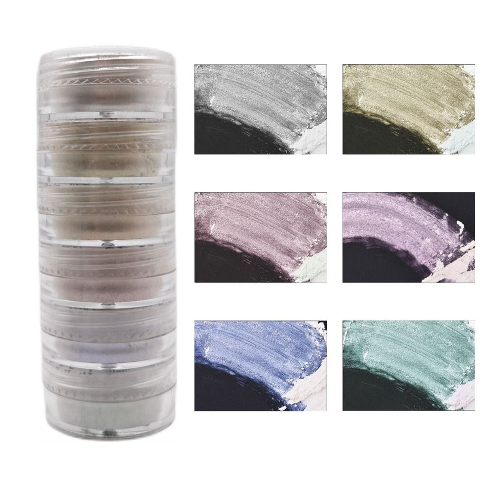 6 Colors/Set Glitter Mica Powd - đánh giá và giá Resin Pigment Set