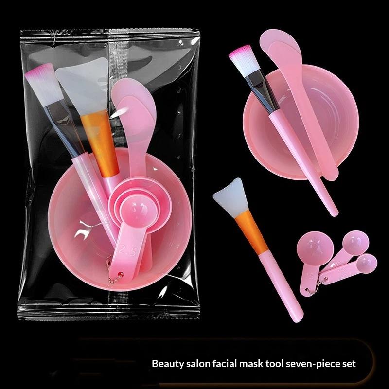 【7Pcs DIY Facemask Mixing Tool - đánh giá và giá Mixing Cup Silicone
