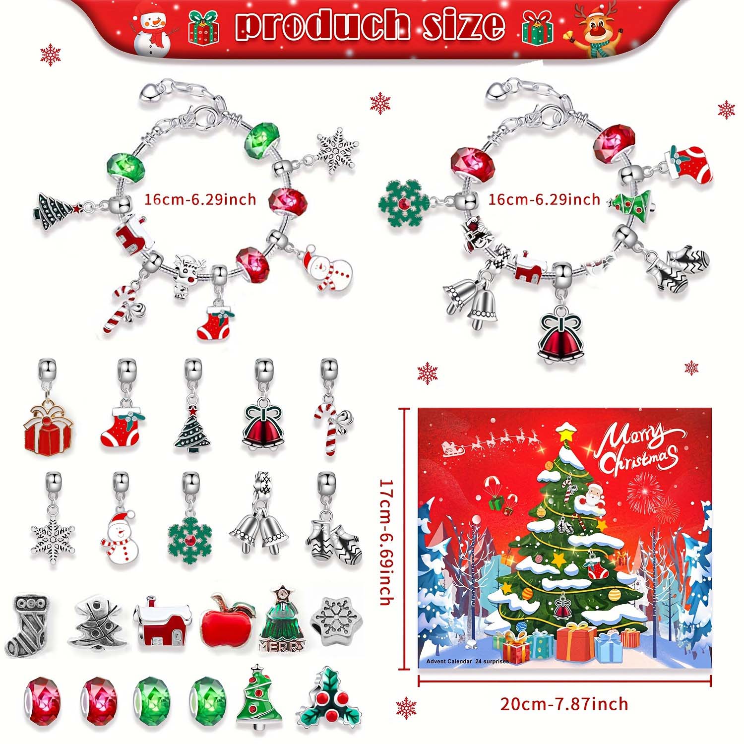 Creative Christmas 24-Day Coun - đánh giá và giá Resin Jewelry Kit