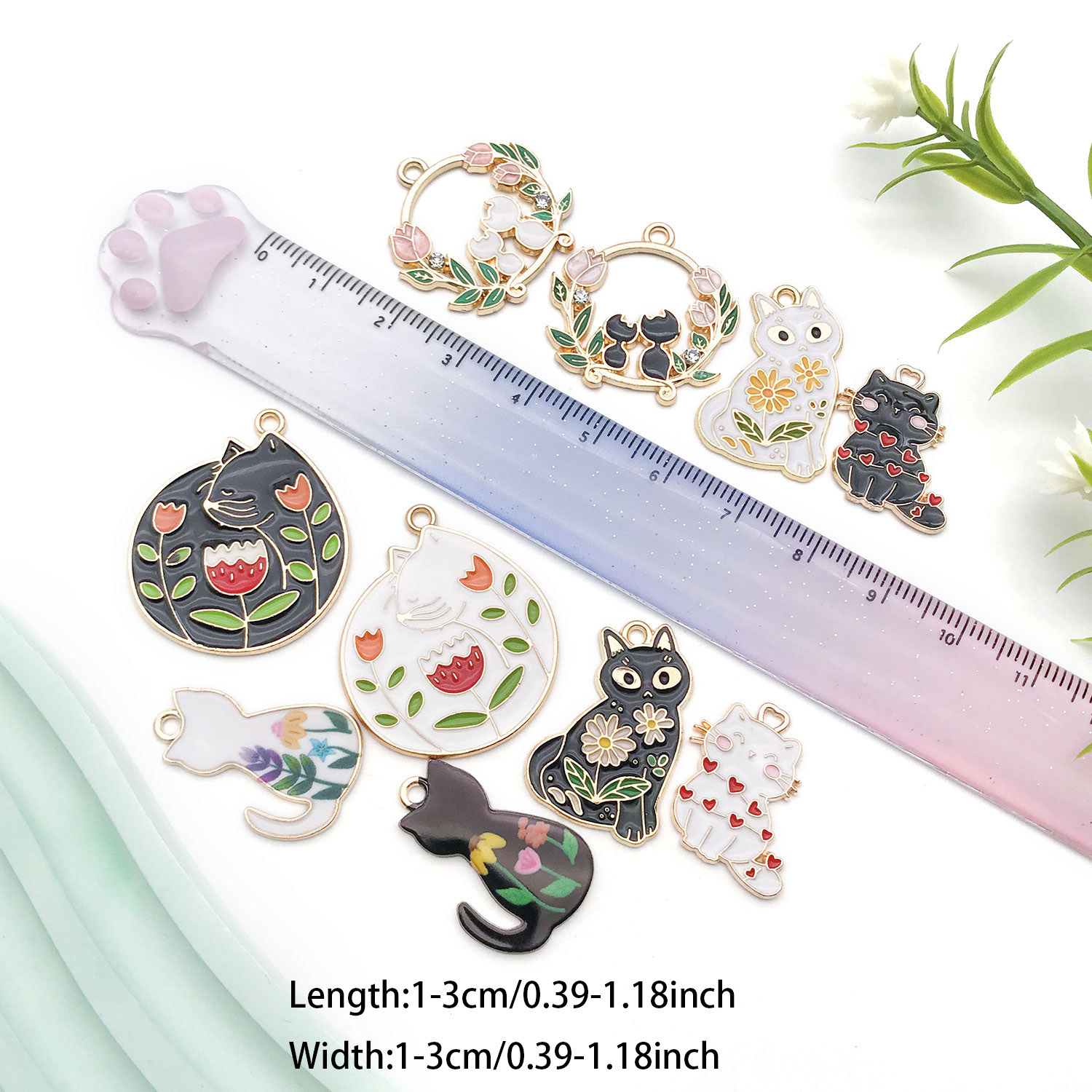 5/10pcs Resin Popular Cat Char - đánh giá và giá Resin Craft Material