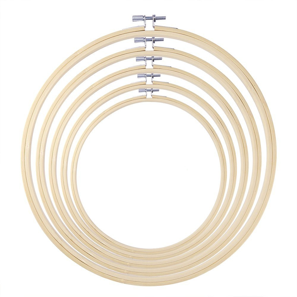 30cm DIY Embroidery Hoop Tool  - đánh giá và giá Wood Ring Blank