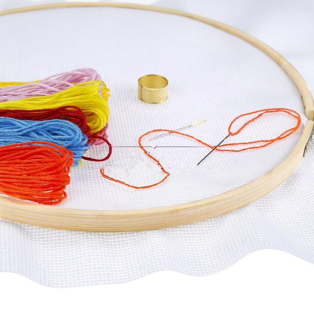 30cm DIY Embroidery Hoop Tool  - đánh giá và giá Wood Ring Blank