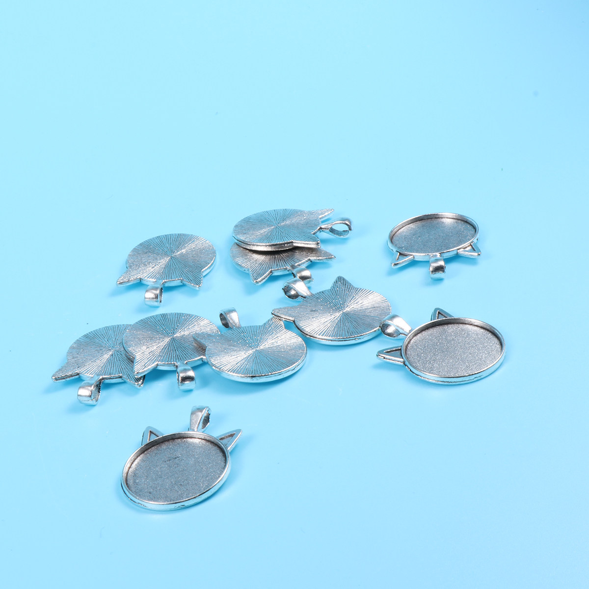 10Pcs Cat Ear Bezel Pendant Tr - đánh giá và giá Resin Jewelry Kit