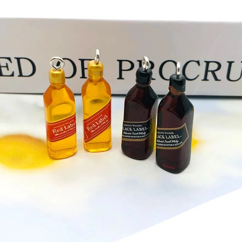 10Pcs Tiny Wine Bar Bottle Res - đánh giá và giá Resin Crafts Diy