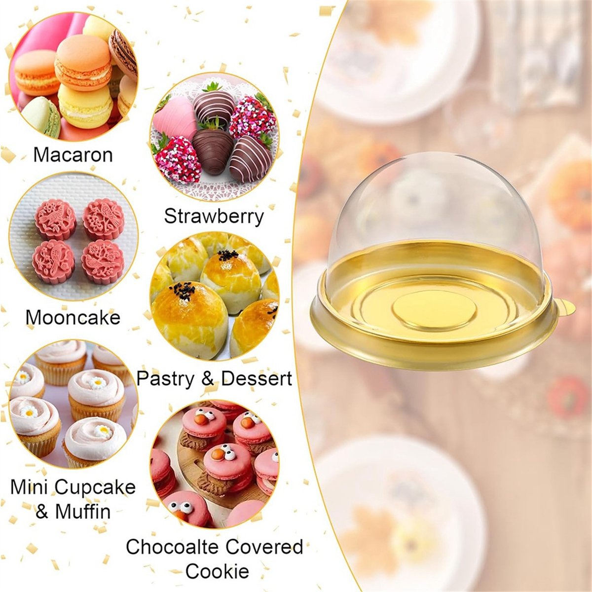 【A47T】Charcuterie Domes with L - đánh giá và giá Dome Mold Clear