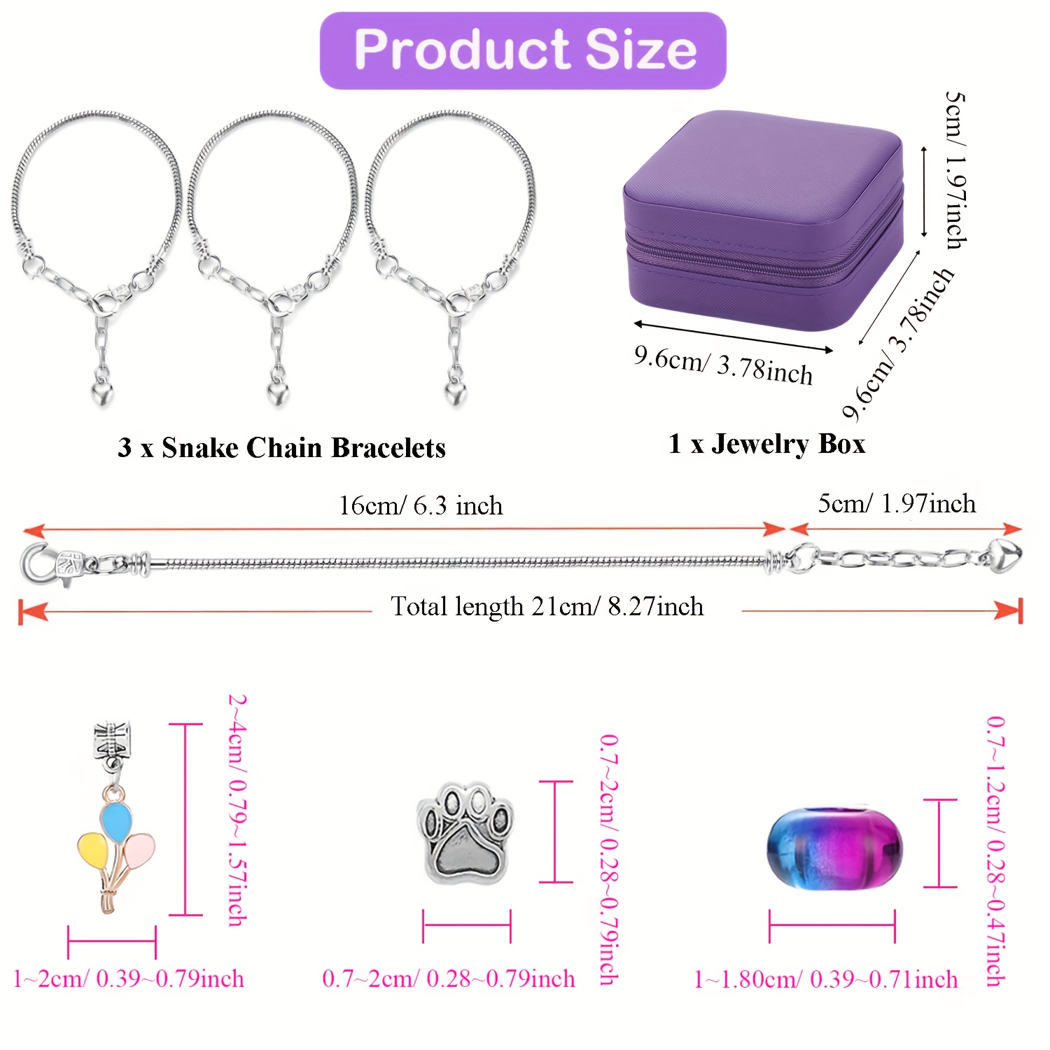68Pcs Beading Kit with a Viole - đánh giá và giá Resin Jewelry Kit