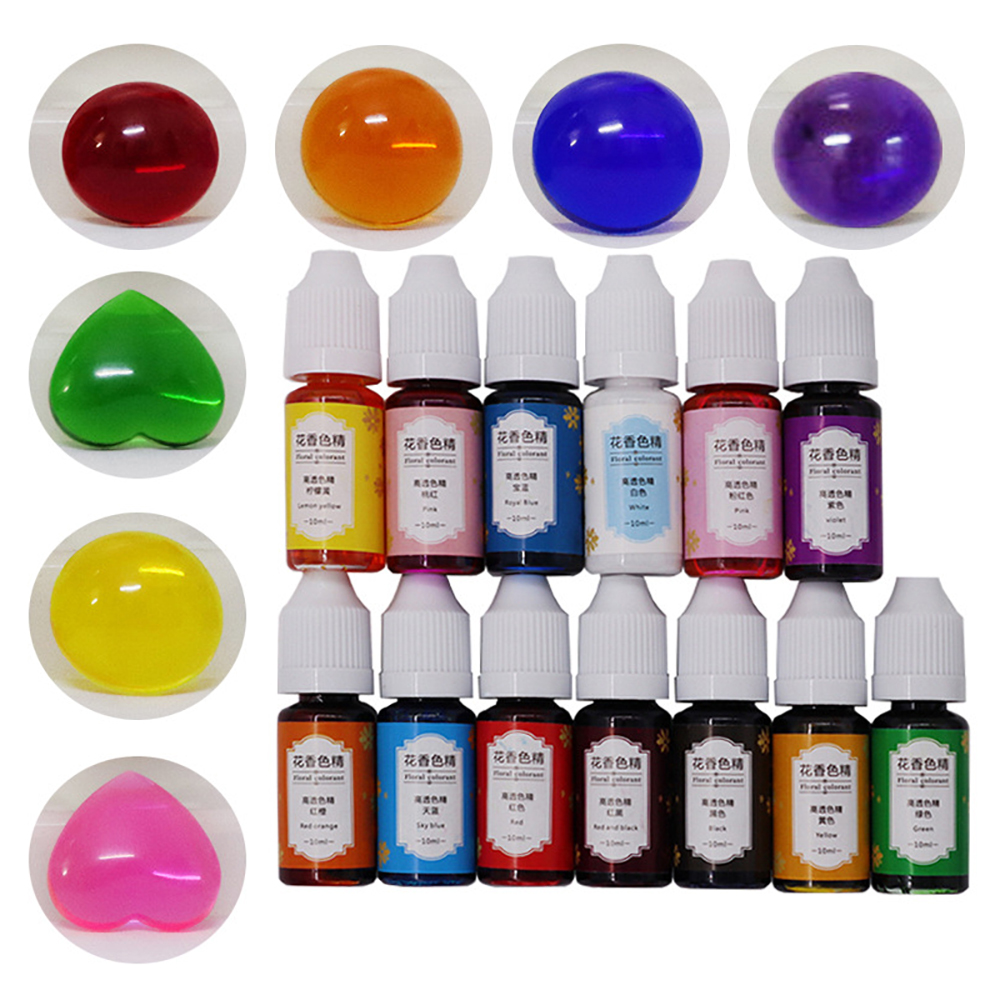13 Màu Nhựa Dính Sắc Tố Tự Làm - đánh giá và giá Resin Pigment Set