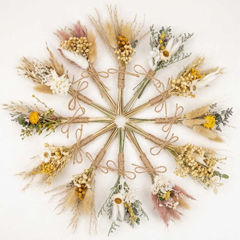 Mini Dried Flower Bouquet Natu - đánh giá và giá Dried Flower Bulk