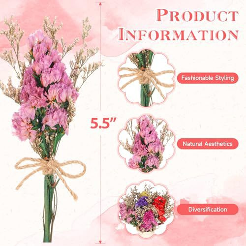 Mini Dried Flower Bouquet Natu - đánh giá và giá Dried Flower Bulk